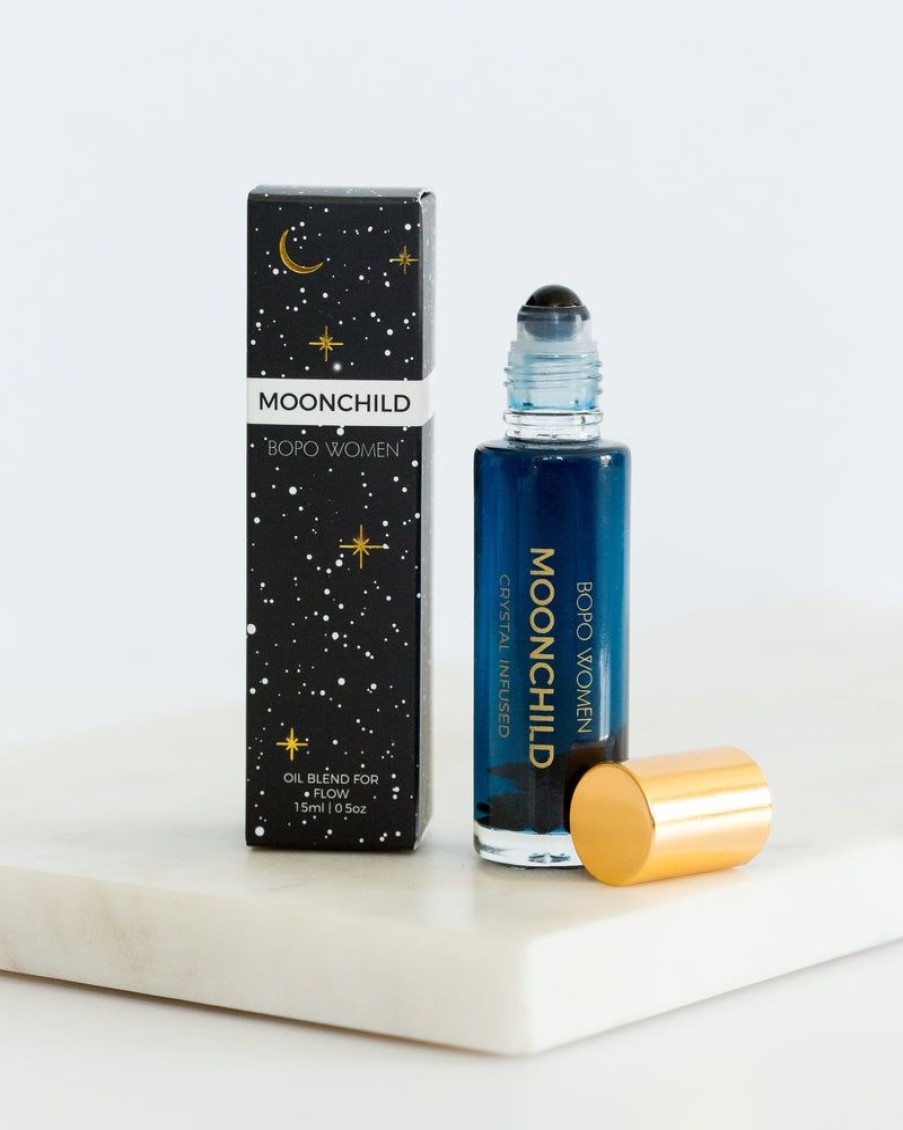 Beauty & Skincare Bopo Women | Moonchild Crystal Perfume Roller