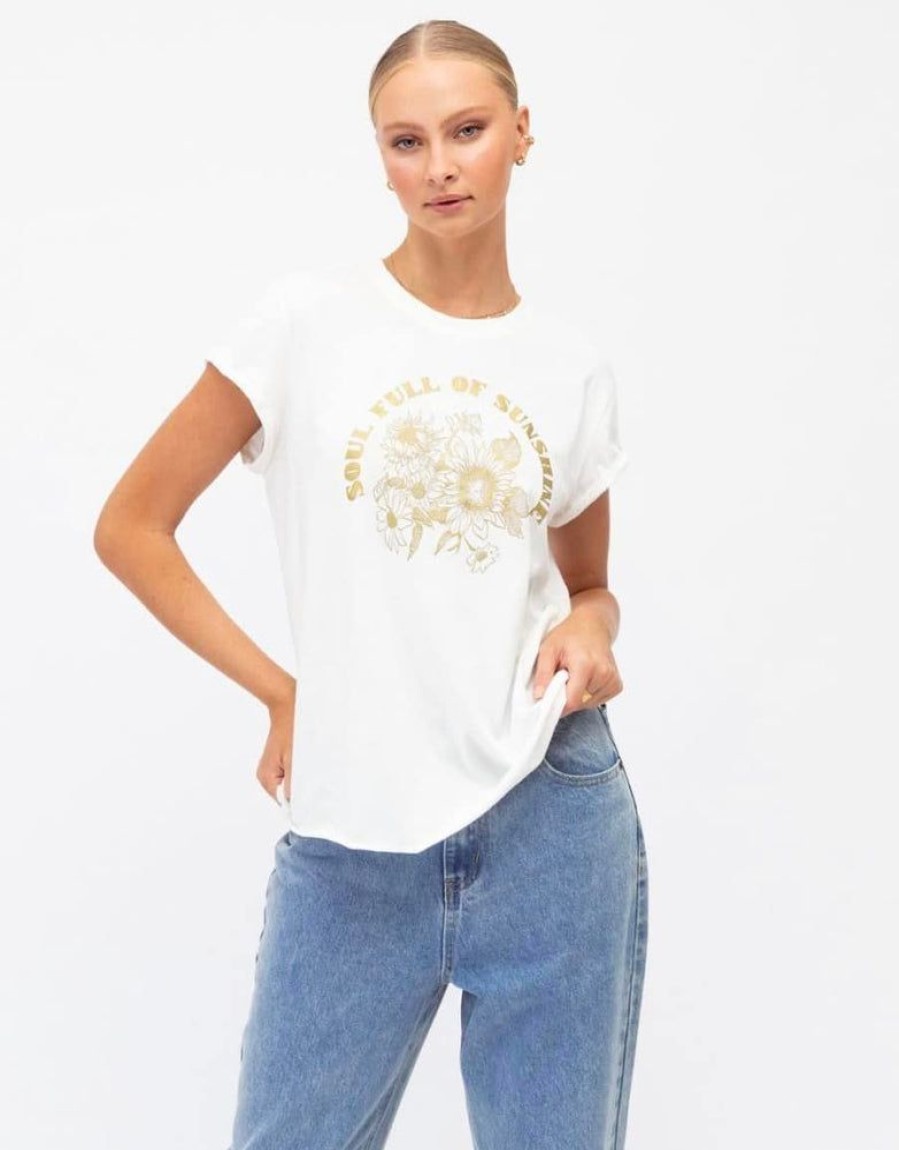 Tops Paper Heart | Soul Full Of Sunshine Tee