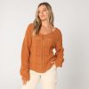 Jackets & Knitwear Lost In Lunar | Serafina Knit Jumper | Rust