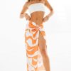 Bottoms SNDYS | Kai Skirt Orange Swirl