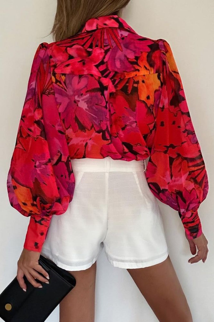 Tops Runaway The Label | Fleetwood Blouse Pink Romance