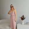 Dresses And Playsuits Barefoot Blonde | Bella Midi Dress Mauve