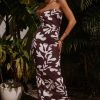 Dresses And Playsuits Seven Wonders | Akeli Midi Dress | Chocolate Botanica