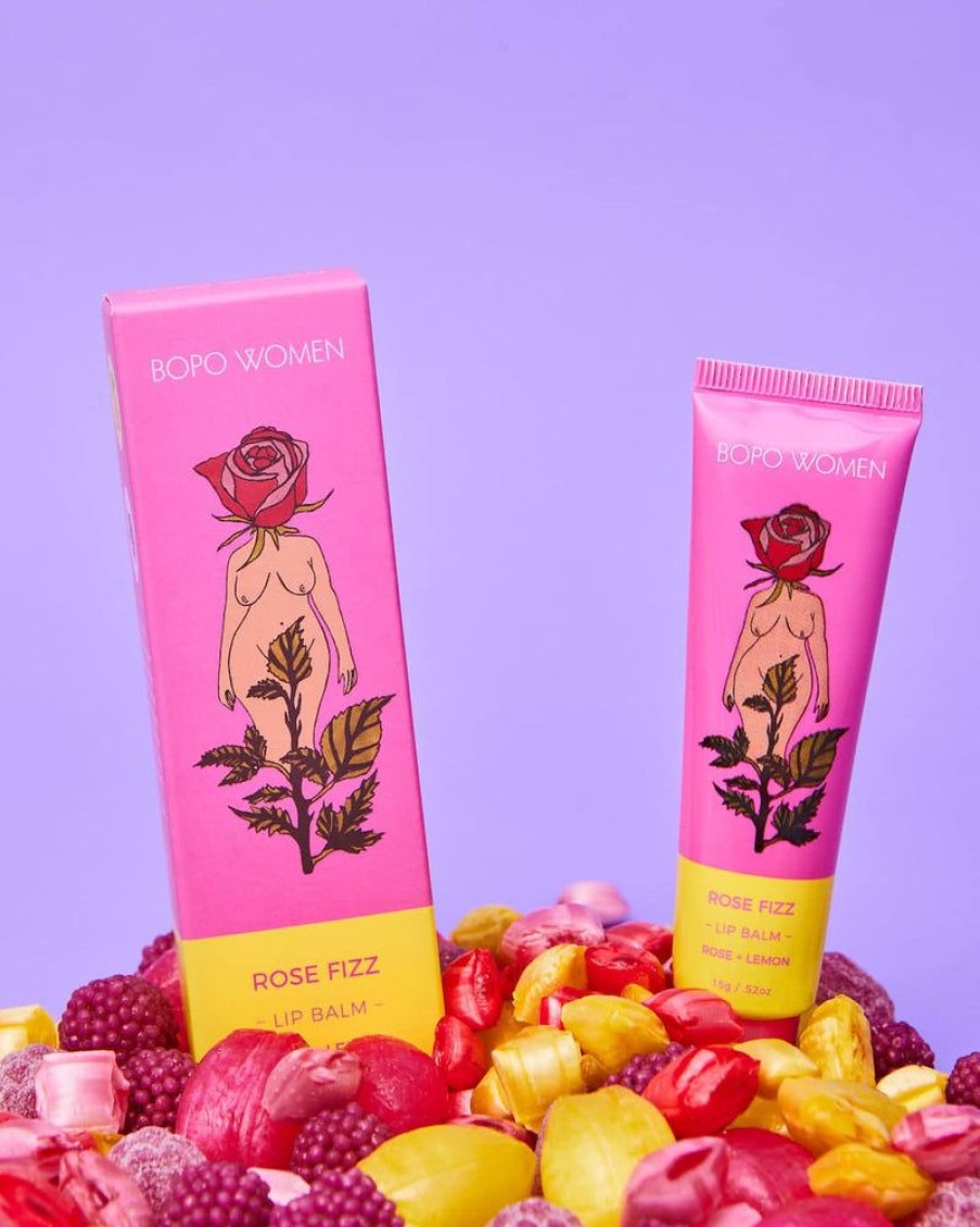 Beauty & Skincare Bopo Women | Rose Fizz Lip Balm