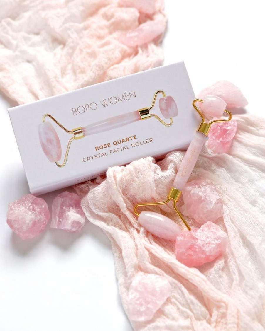 Beauty & Skincare Bopo Women | Rose Quartz Facial Roller