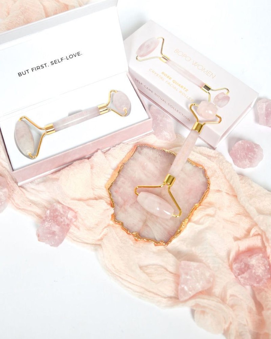 Beauty & Skincare Bopo Women | Rose Quartz Facial Roller